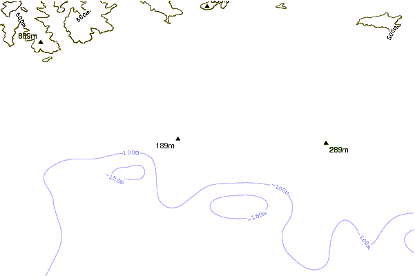 Litoral ao redor Gerickes Point