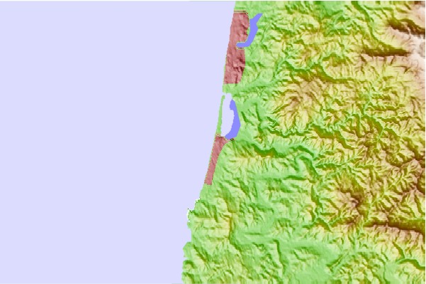 Locais de surf localizados perto de Gleneden Beach