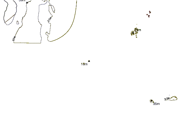 Litoral ao redor Goosewing Beach