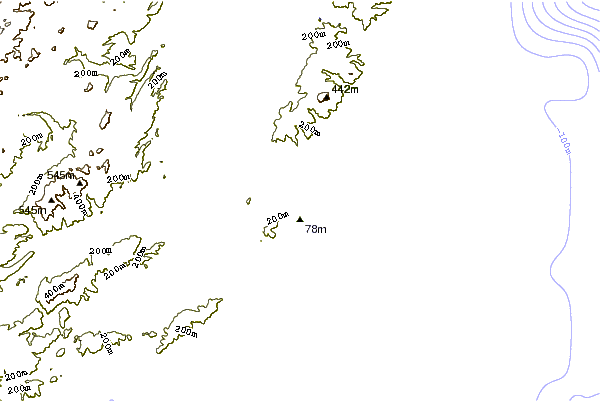 Litoral ao redor Gore Bay