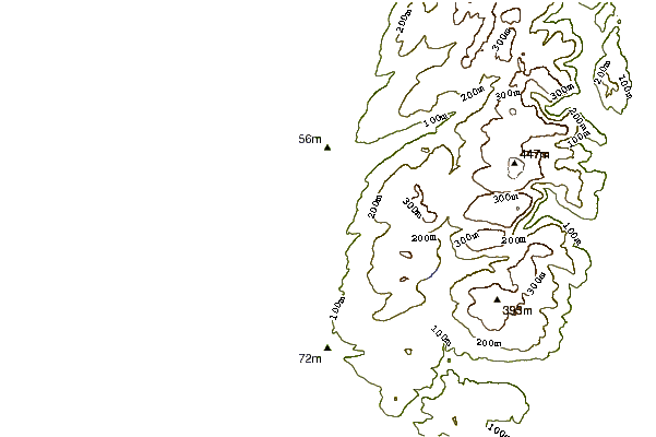 Litoral ao redor Graveyards
