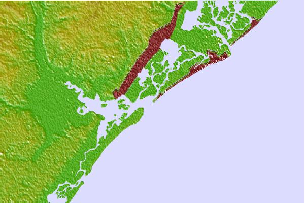 Locais de surf localizados perto de Great Egg Harbor Inlet Longport