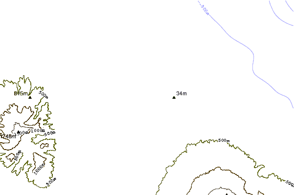 Litoral ao redor H-Reef