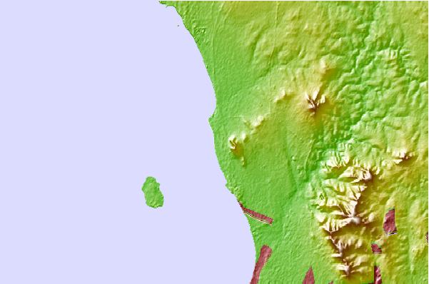 Locais de surf localizados perto de Haakgat