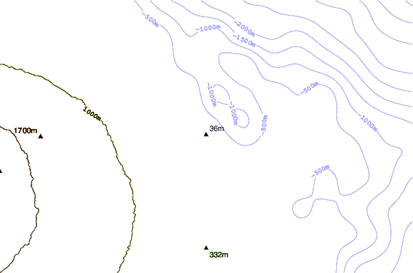 Litoral ao redor Hakalau