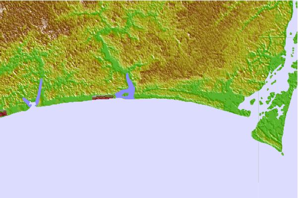 Locais de surf localizados perto de Holden Beach