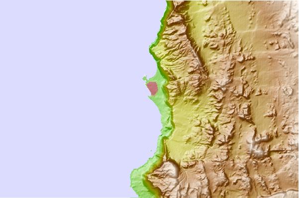 Locais de surf localizados perto de Huayquique