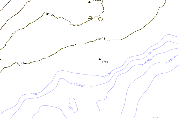 Litoral ao redor Keauhou Point