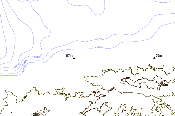 Litoral ao redor Los Pocitos