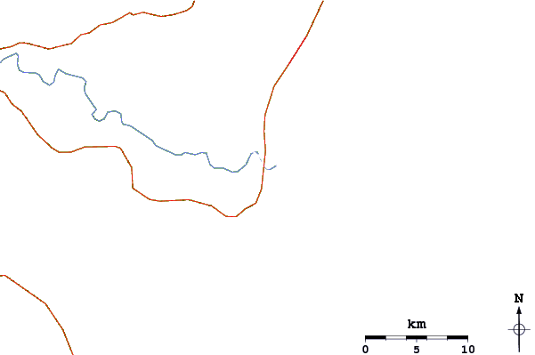 Estradas e rios ao redor Marataizes