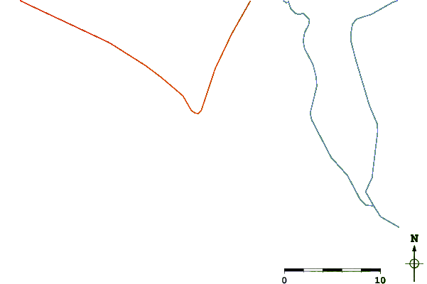 Estradas e rios ao redor Matalascañas