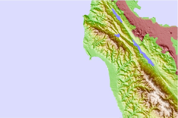 Locais de surf localizados perto de Mavericks