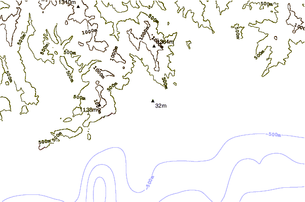 Litoral ao redor Baie du Soleil