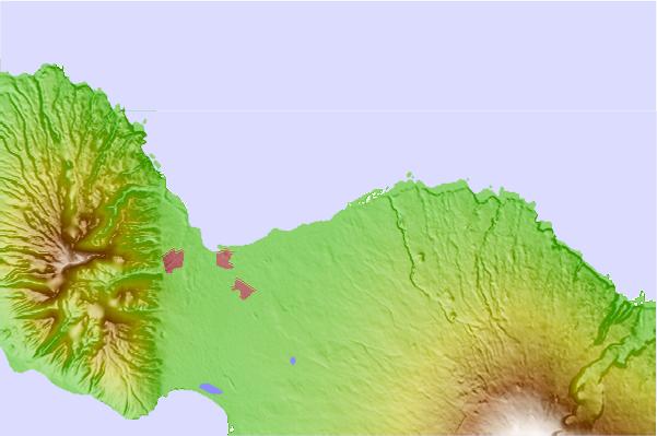 Locais de surf localizados perto de Paia Bay