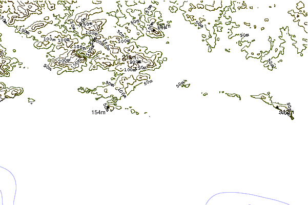 Litoral ao redor Peaceful Bay