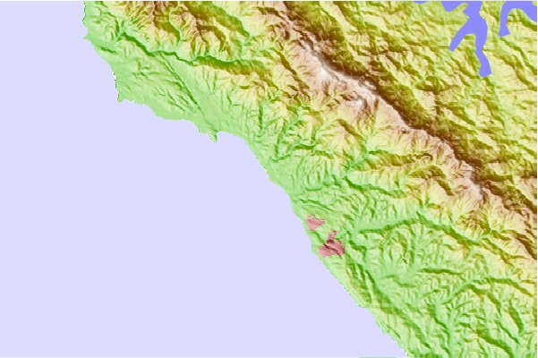 Locais de surf localizados perto de Pico Creek