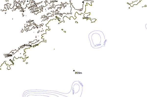 Litoral ao redor Praia Tenório