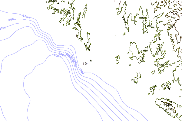 Litoral ao redor Salt Creek (Gravels)