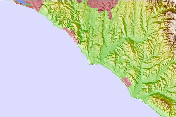 Locais de surf localizados perto de Salt Creek Point