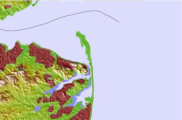 Locais de surf localizados perto de Sandy Hook/The Cove