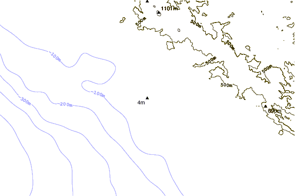 Litoral ao redor Santa Rosa Creek