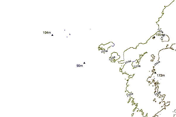 Litoral ao redor Stony Point