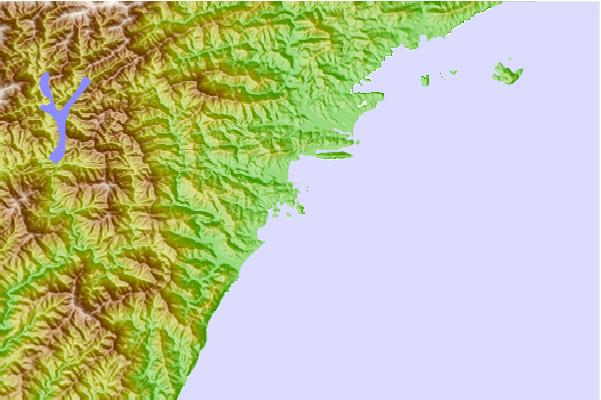 Locais de surf localizados perto de Takegashima