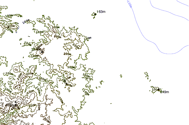 Litoral ao redor Takou Bay