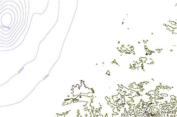 Litoral ao redor Tarnos - La Digue