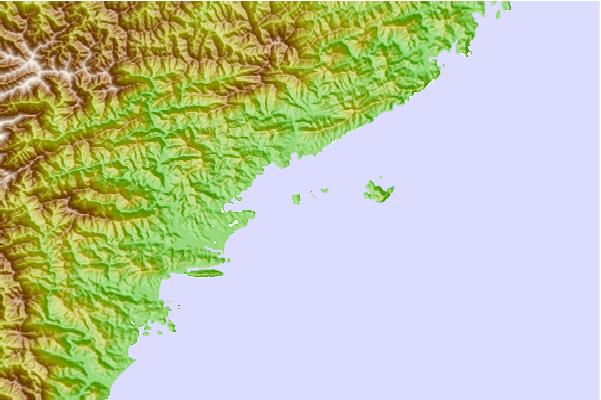 Locais de surf localizados perto de Teba Shima