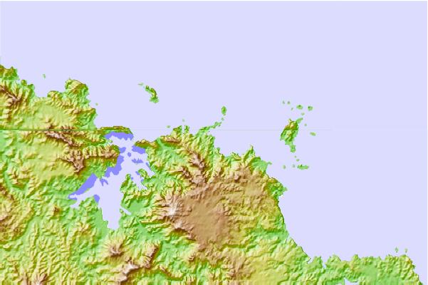 Locais de surf localizados perto de Wainui Bay
