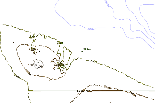 Litoral ao redor Waipio Valley