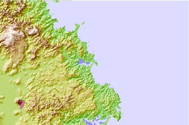 Locais de surf localizados perto de Whananaki Beach