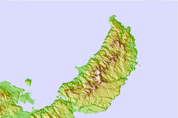 Locais de surf localizados perto de Yona Bay