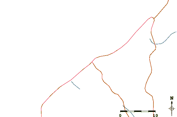 Estradas e rios ao redor Al Hamra - Ras Al Khema