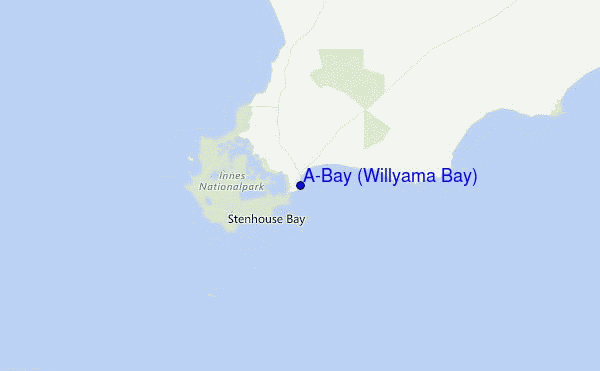 A-Bay (Willyama Bay) Location Map