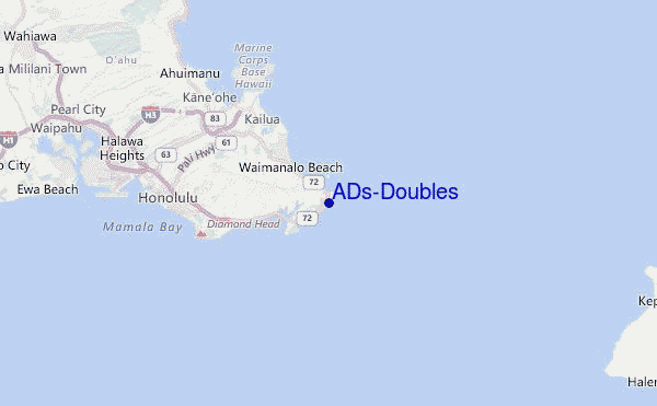 ADs/Doubles Location Map