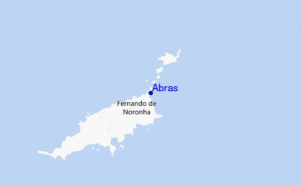 mapa de localização de Abras