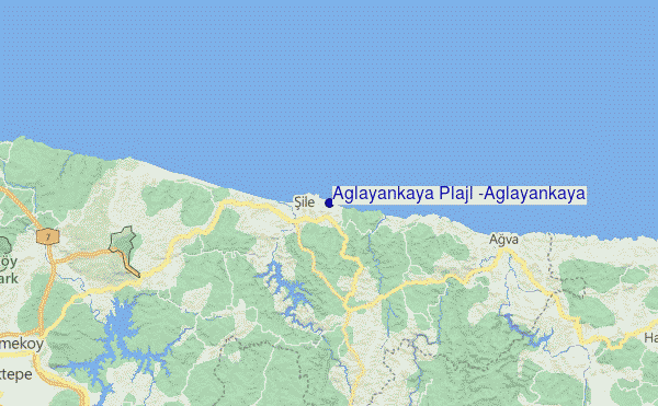 Ağlayankaya Plajı (Aglayankaya) Location Map