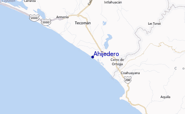 Ahijedero Location Map