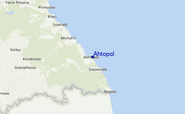 Ahtopol Location Map