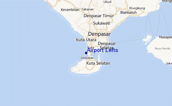 Airport Lefts Location Map