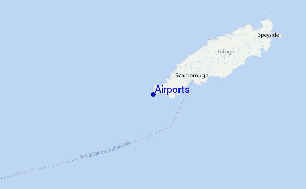 Airports Location Map