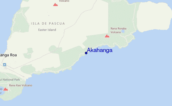 mapa de localização de Akahanga