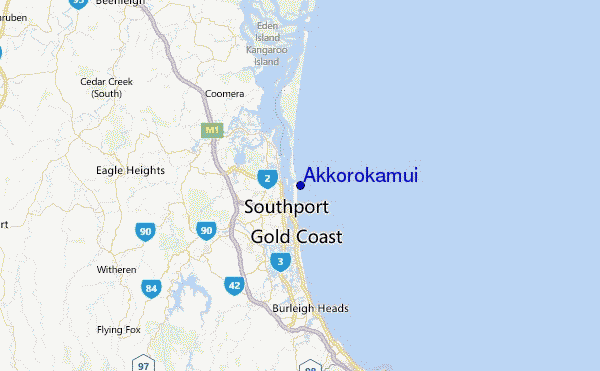 Akkorokamui Location Map