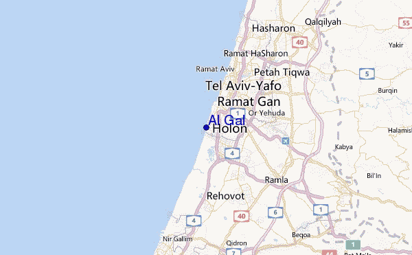 Al Gal Location Map