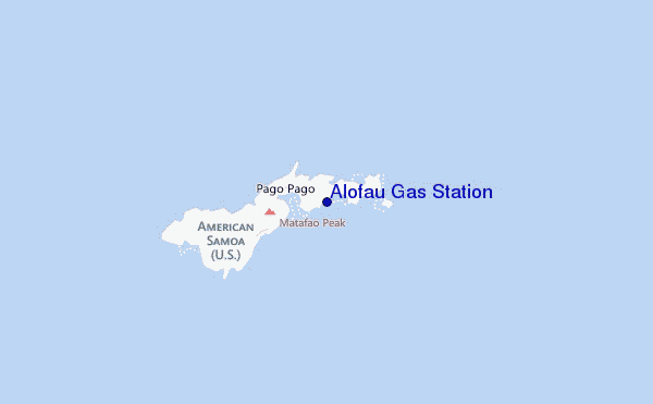 Alofau Gas Station Location Map
