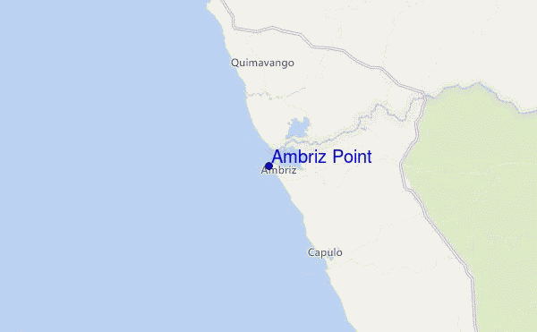 Ambriz Point Location Map