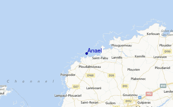 Anael Location Map