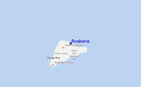 Anakena Location Map